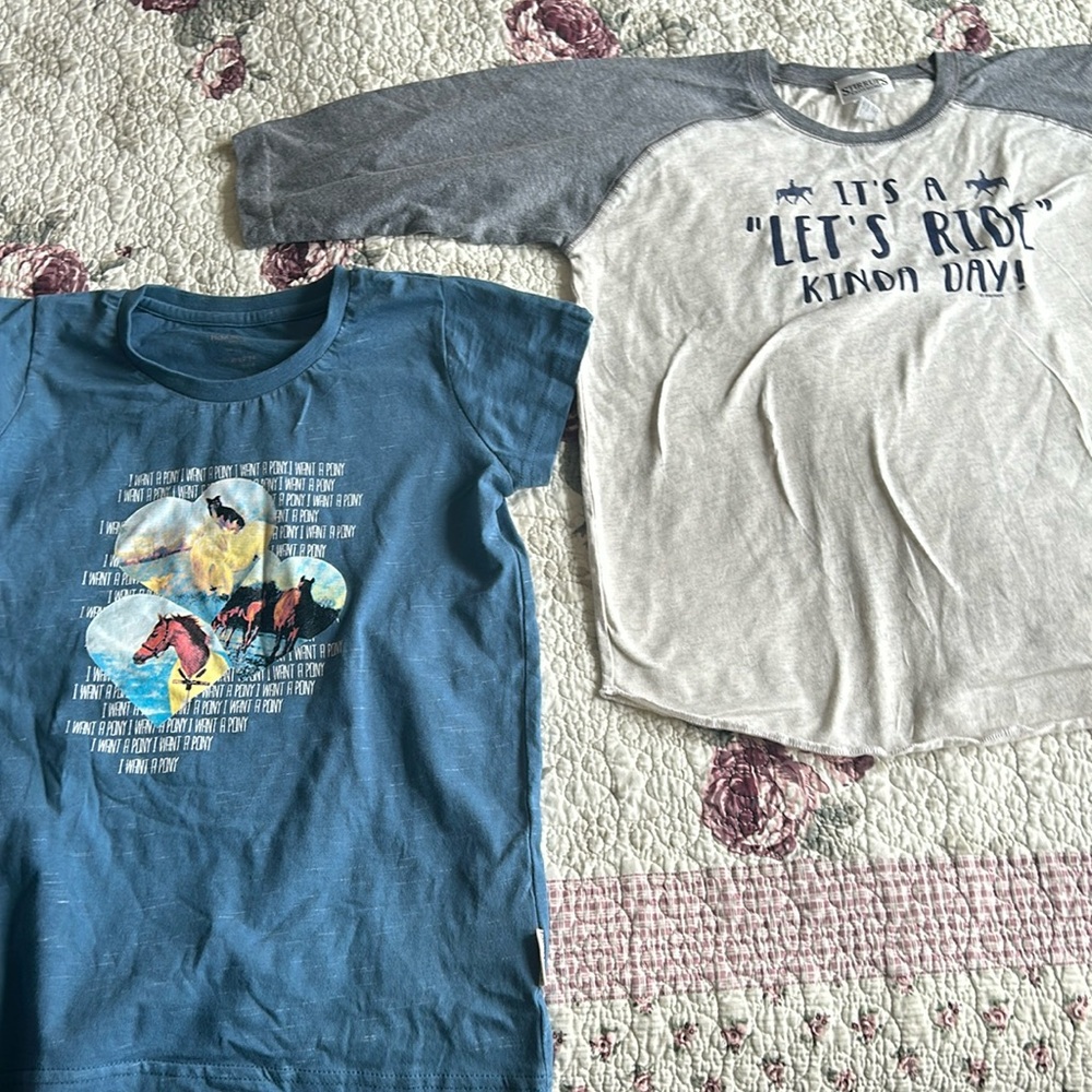 Horse lovers girls shirts